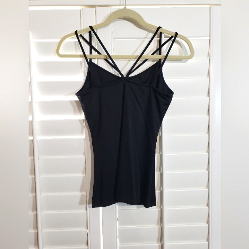 Boston Proper S strappy black tank. Washed but never worn.